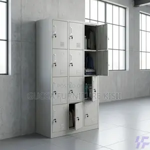 Office Cabinet; 12-Locker Steel Gym Cabinet