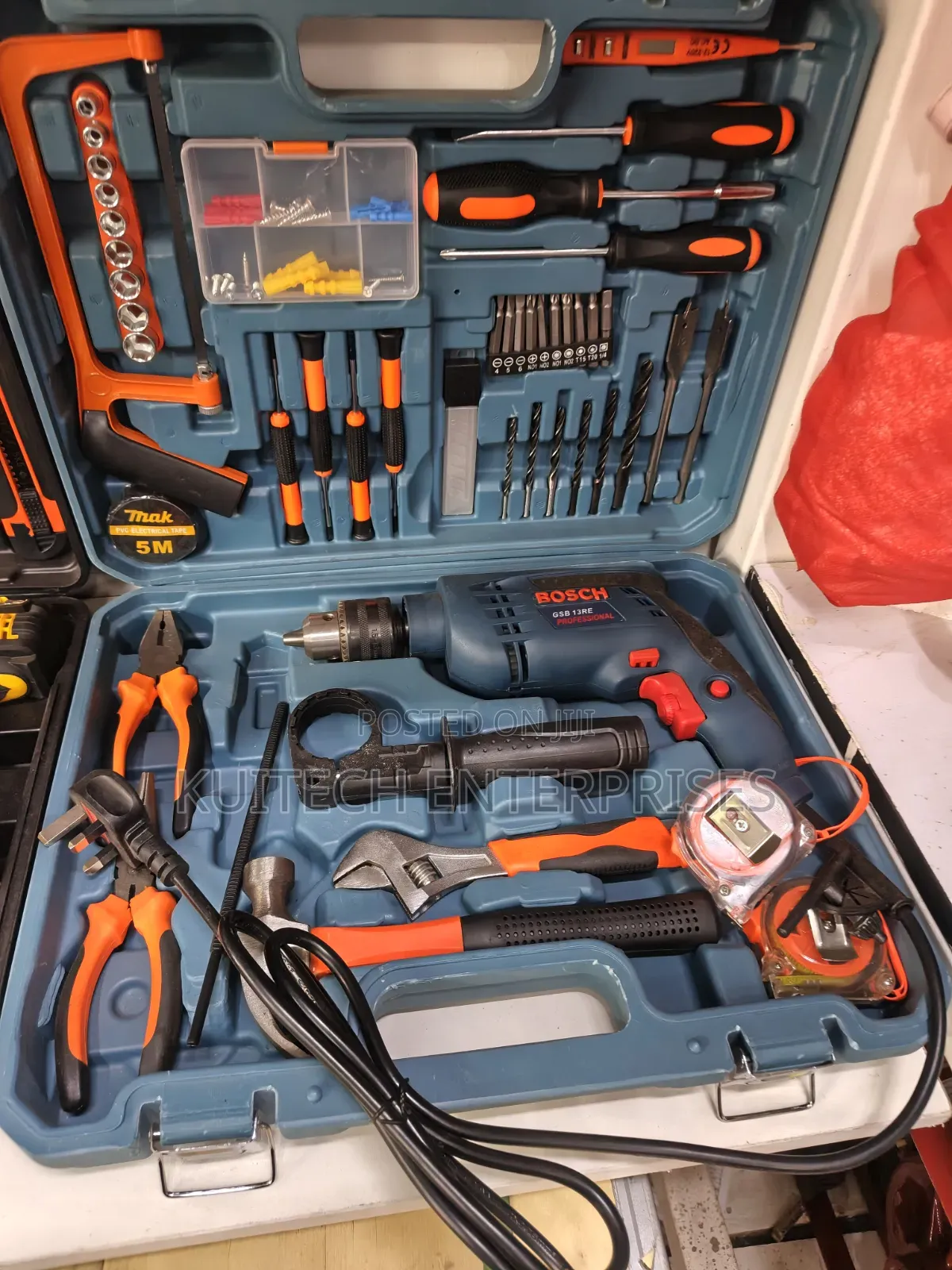 Bosch Drill Set/ Corded Drill With Accessories