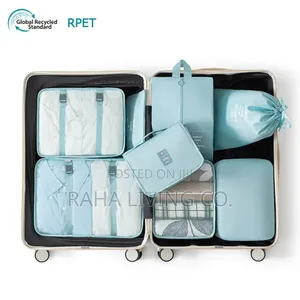 8-Piece Travel Packing Cubes | Suitcase Luggage Organizers