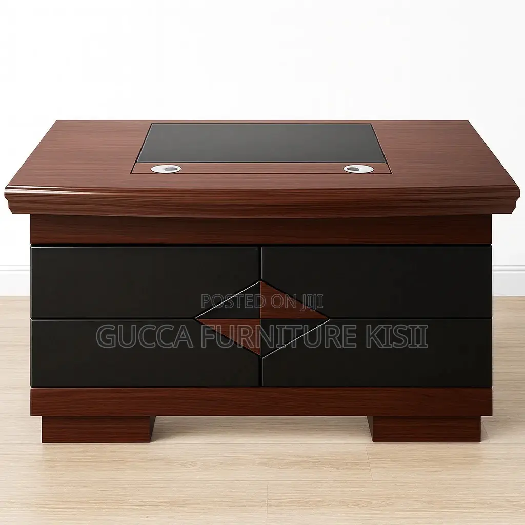 Office Desk; 120CM Executive Mahogany Desk
