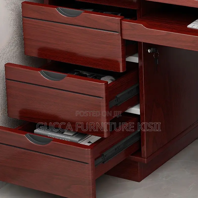 Office Desk; 120CM Executive Mahogany Desk