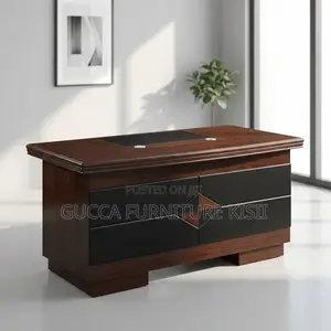 Office Desk; 120CM Executive Mahogany Desk