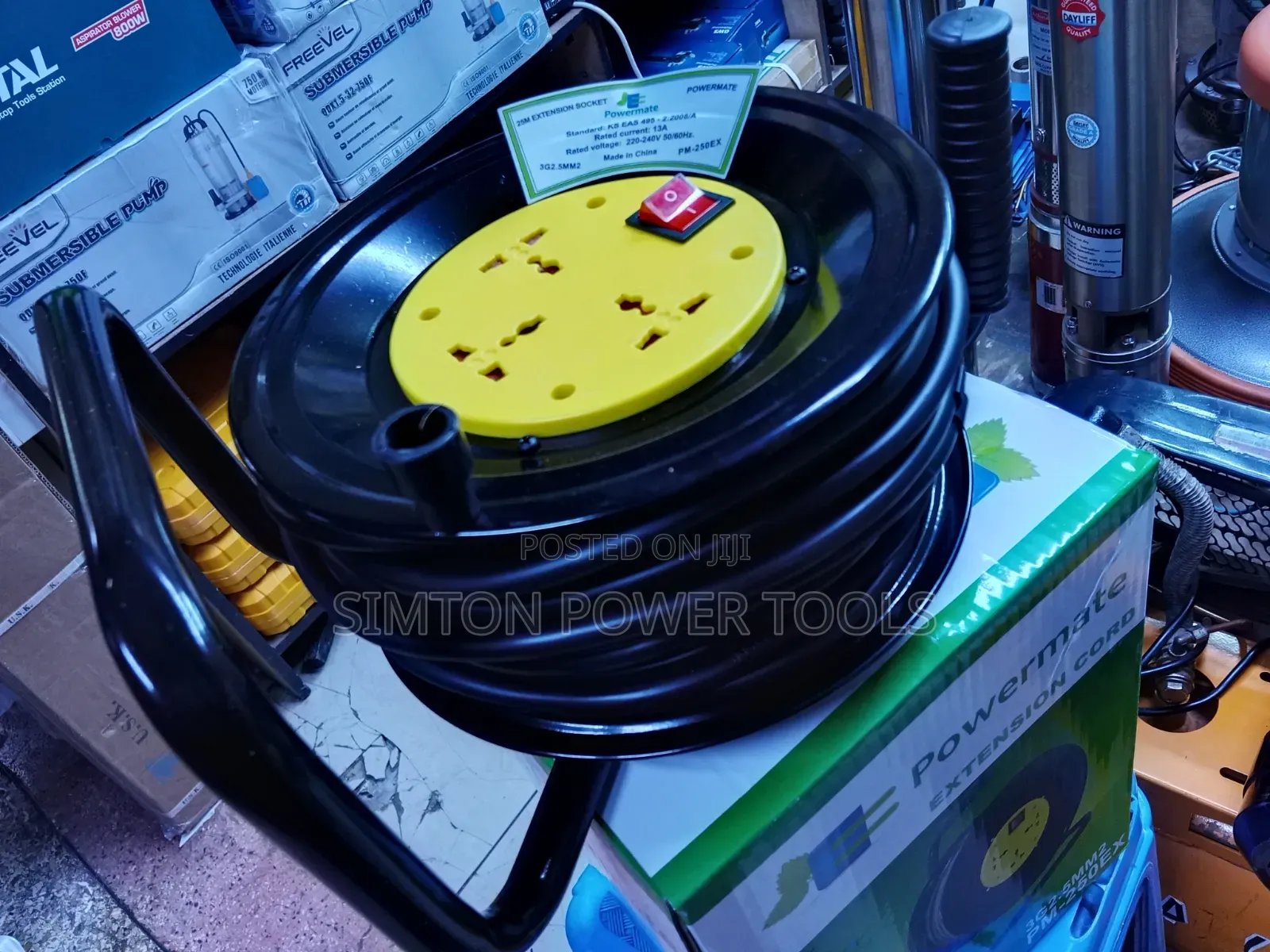 Powermate PM-250EX Heavy Duty Extension Cord Reel.