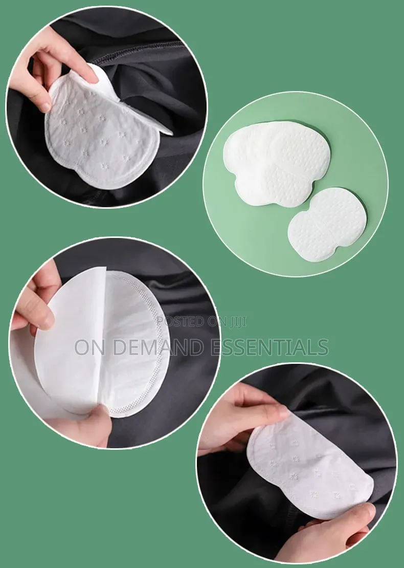 10Pcs Underarm Sweat Pads for Women and Men Fight Hyperhidrosis