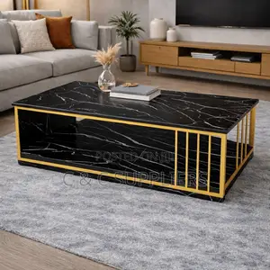 Coffee Table With Storage Shelf