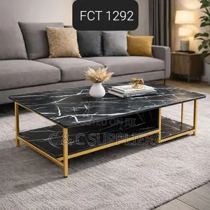 Coffee Table With Storage Shelf