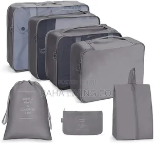 7-Piece Travel Packing Cubes | Suitcase Luggage Organizer Set