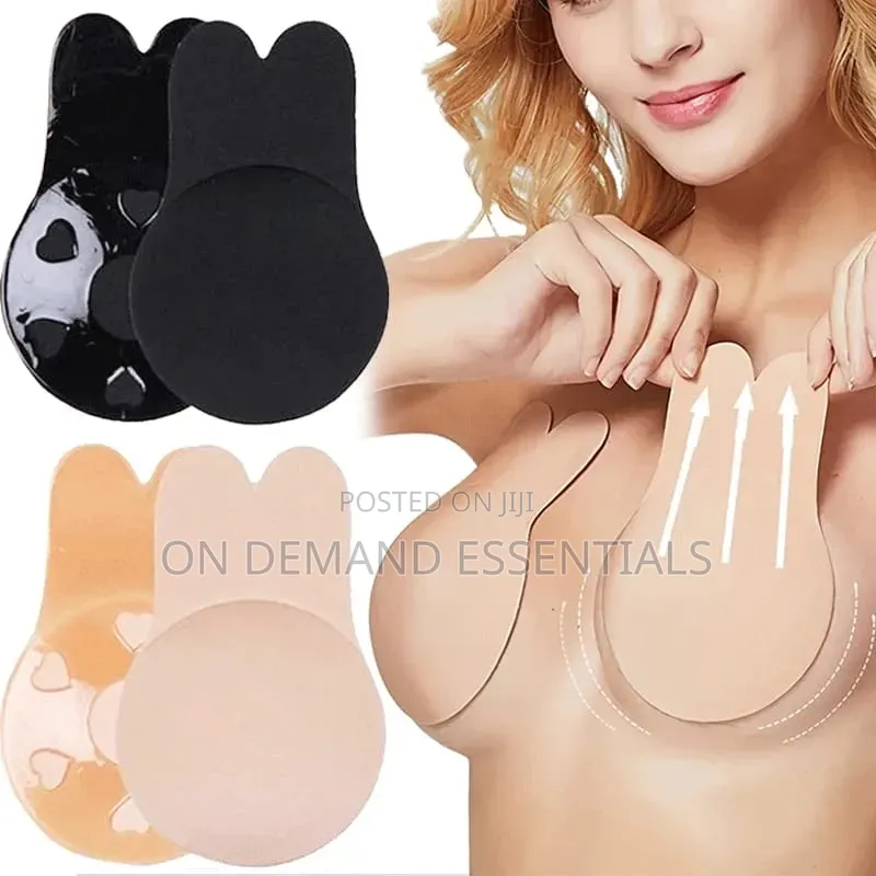 *Women Push Up Bras Self Adhesive Silicone Strapless Invisible Bra