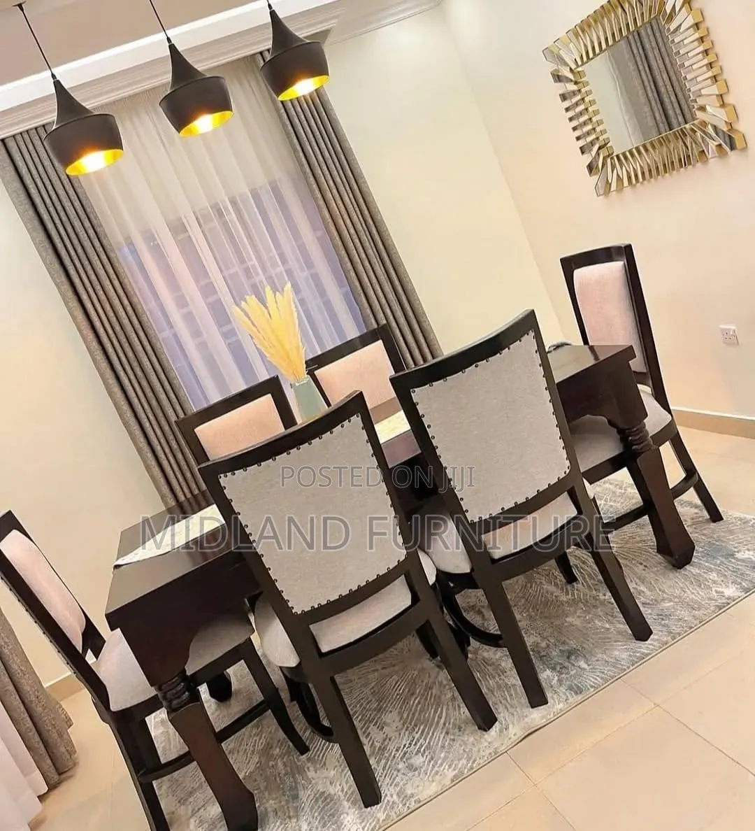 Modern Hardwood Dining Set Available on Order