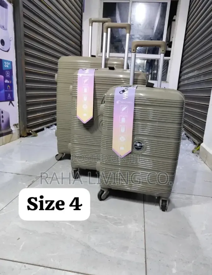 3pc PP Unbreakable Suitcase Set | 26 Inch | 360 Wheels