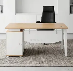 Office Desk: Modern Desk With Drawer 1200mm
