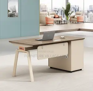 Office Desk: Modern Desk With Drawer 1200mm