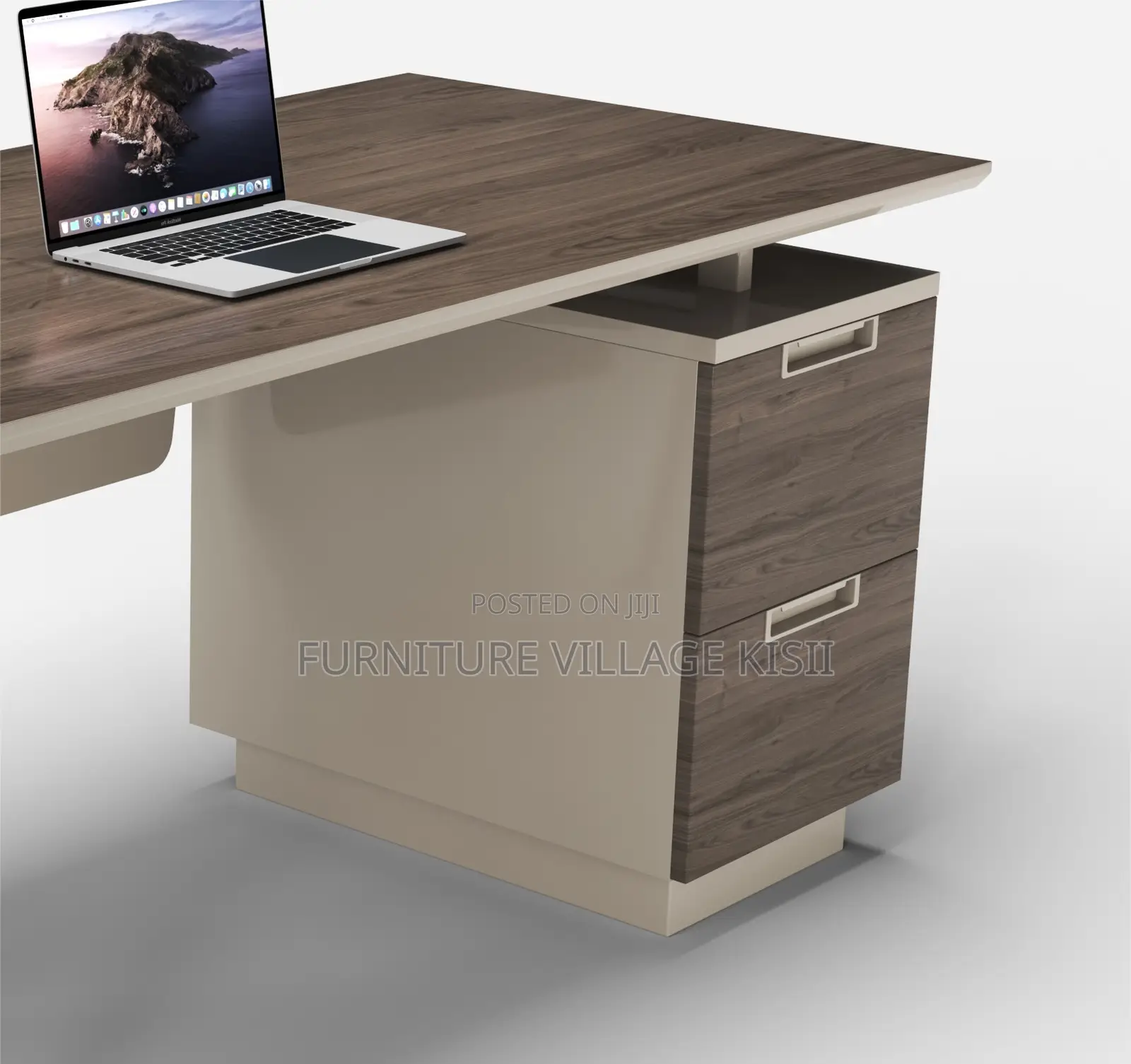 Office Desk: Modern Desk With Drawer 1200mm