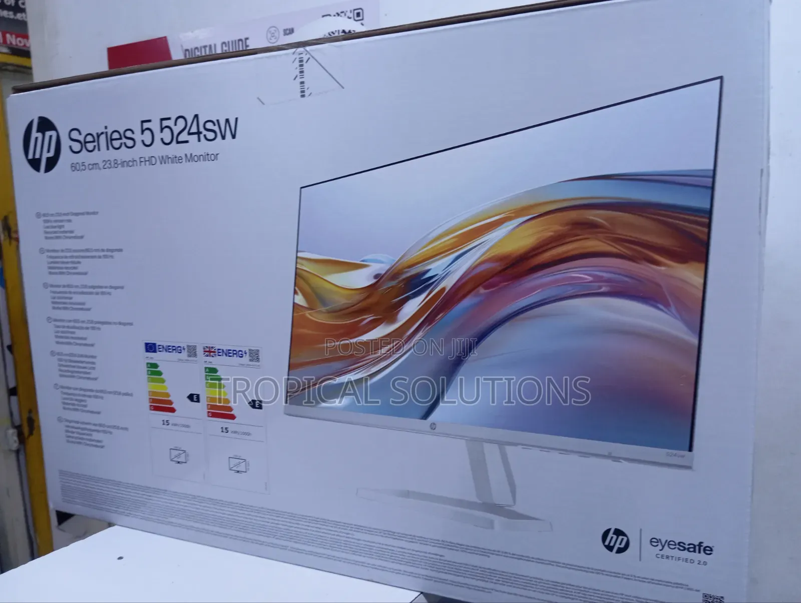 HP S5 524sw FHD Monitor White