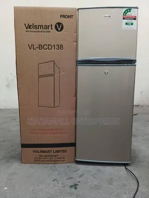Volsmart 138L Double Door Fridge New