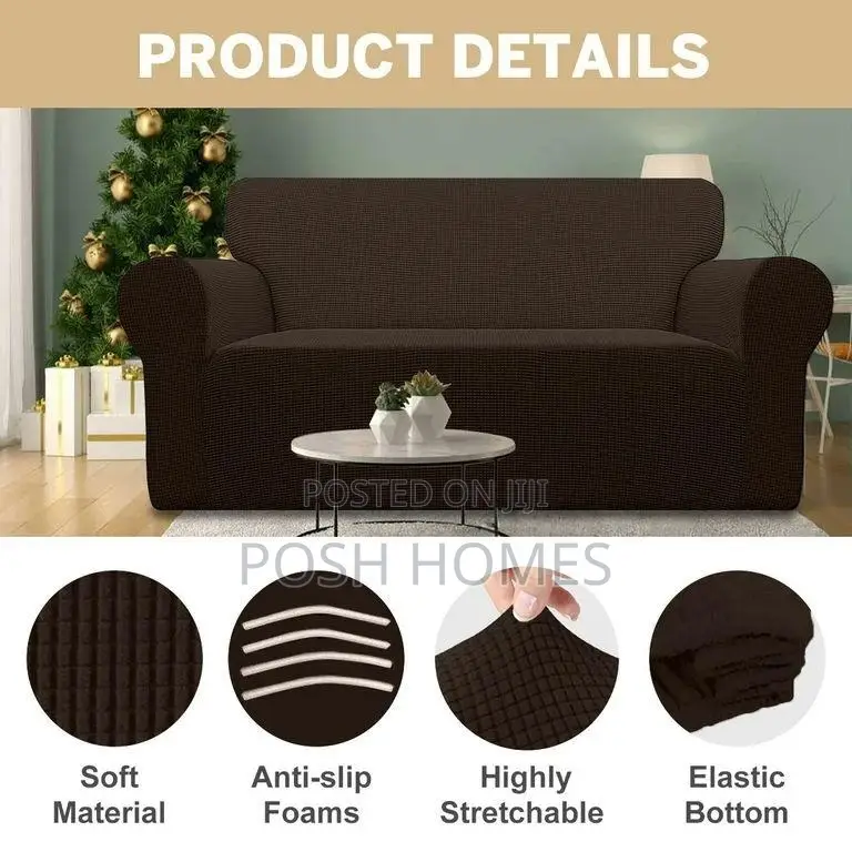 Jacquard Plain Sofa Covers Plain Colors