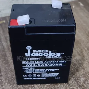 MG Jacobs Original 6V 4.5Ah Sealed Lead-Acid (SLA) Battery.