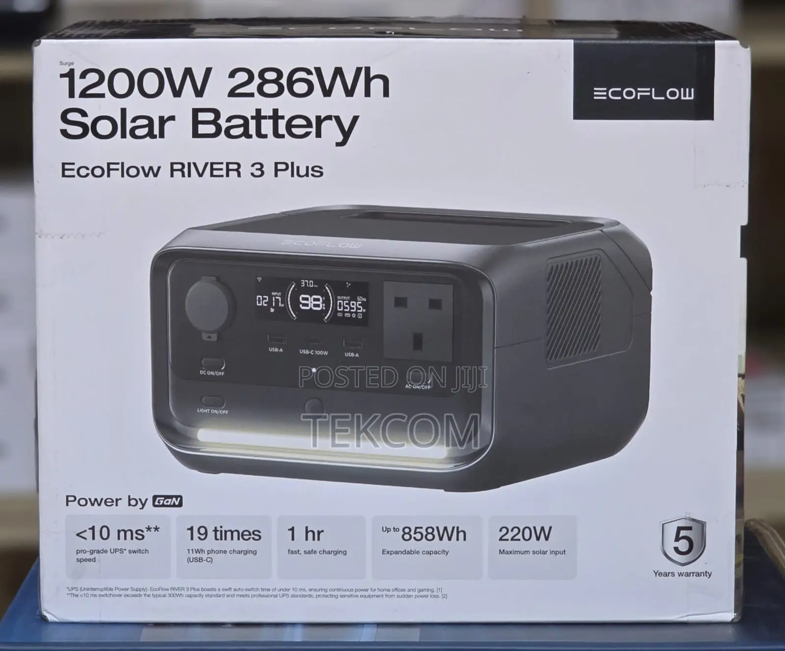 Ecoflow River 3 Plus Portable Power Station