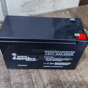 MG Jacobs Original 12V 7.2Ah Sealed Lead-Acid (SLA) Battery.