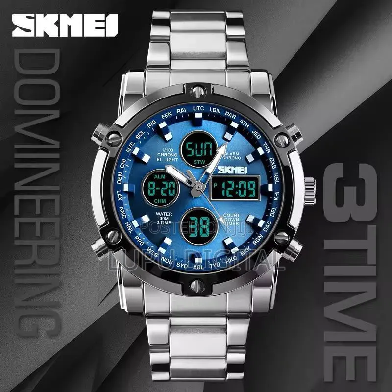 Skmei Dual Time Gents Watch #1389