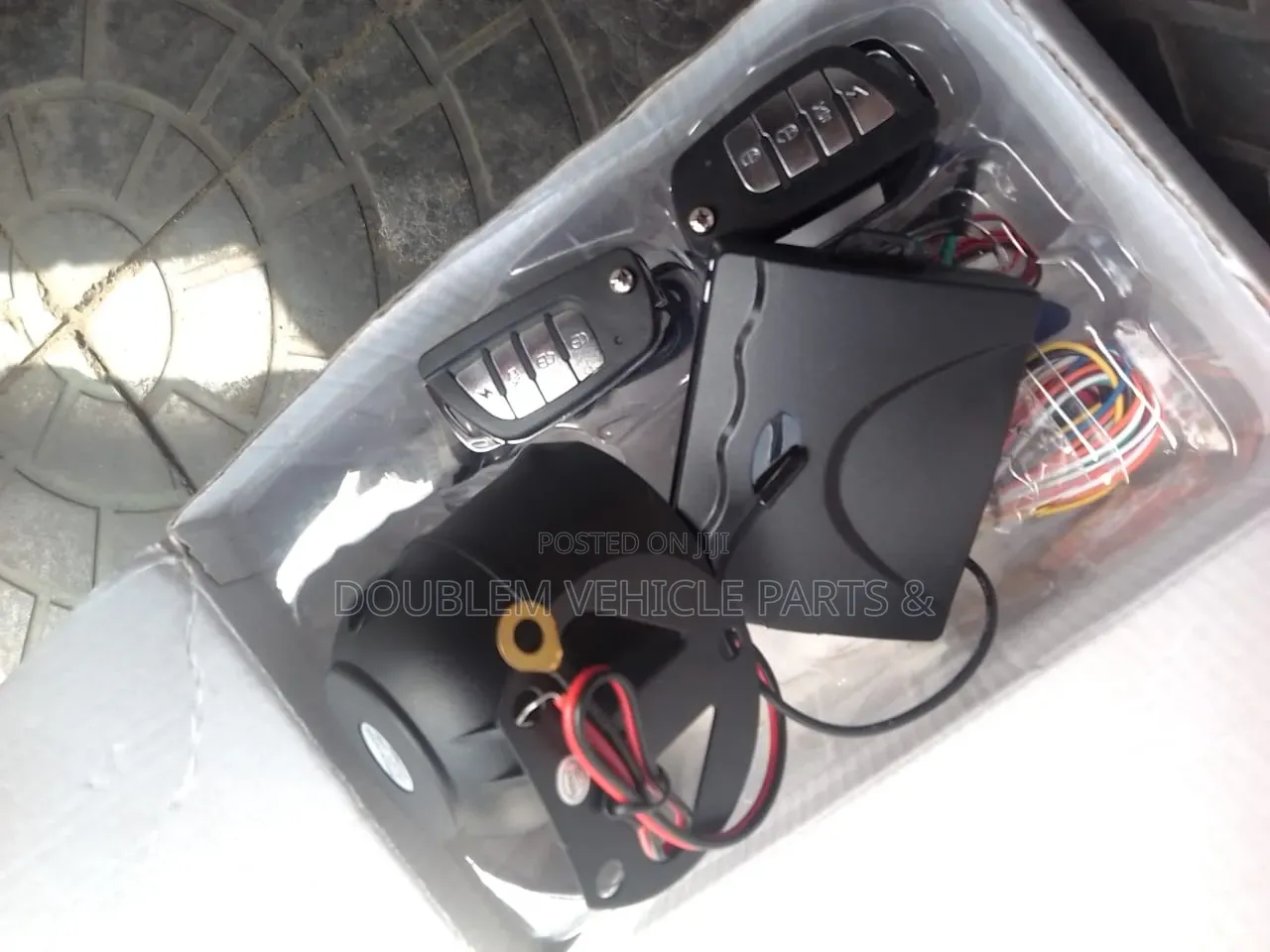 Car Alarm System Without Cut Off/No Cut Out Universal Fit All Vehicles