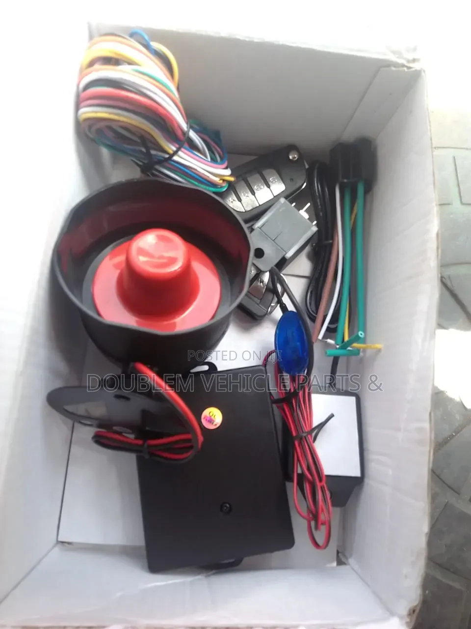 Car Alarm System Without Cut Off/No Cut Out Universal Fit All Vehicles