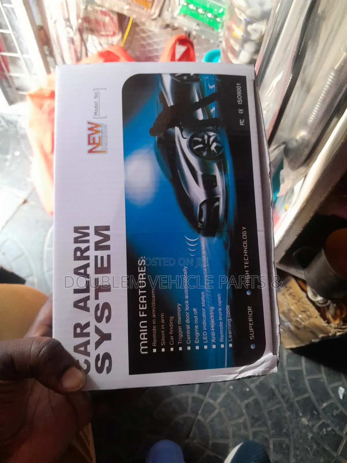 Car Alarm System Without Cut Off/No Cut Out Universal Fit All Vehicles