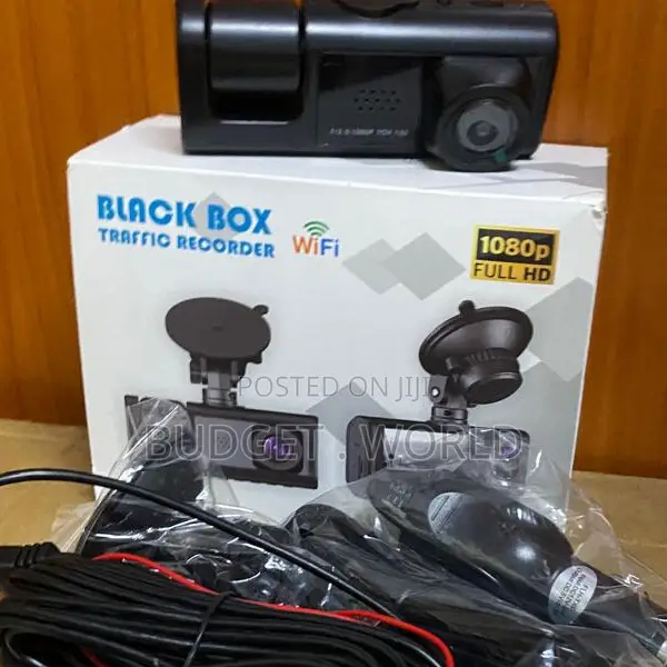 C309 3-Lens Full HD Dashcam – WiFi Car Security Recorder
