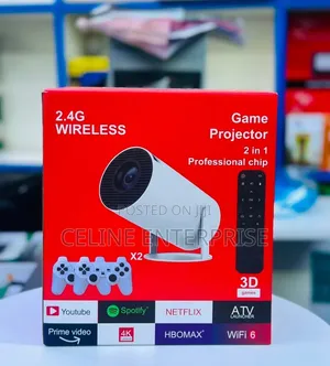 Wireless Projector-2 in 1 Game Projector