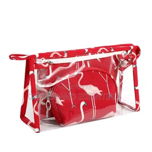 3 PCS Women's Waterproof Cosmetic Bag