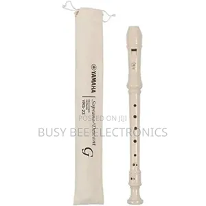 Yamaha YRS-23 Soprano Recorder Flute Instrument (1pc, Ivory)