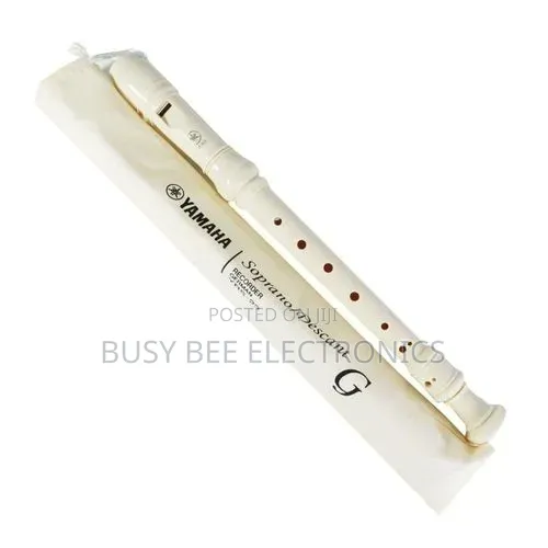 Yamaha YRS-23 Soprano Recorder Flute Instrument (1pc, Ivory)