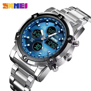 SKMEI Analog/Digital Dual Time Gents Watch #1389