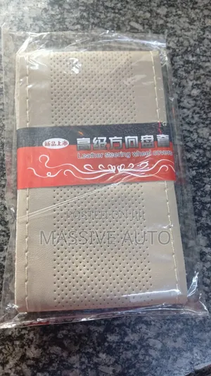 Pure Leather Steering Cover/ Pu Leather Car Steering Cover