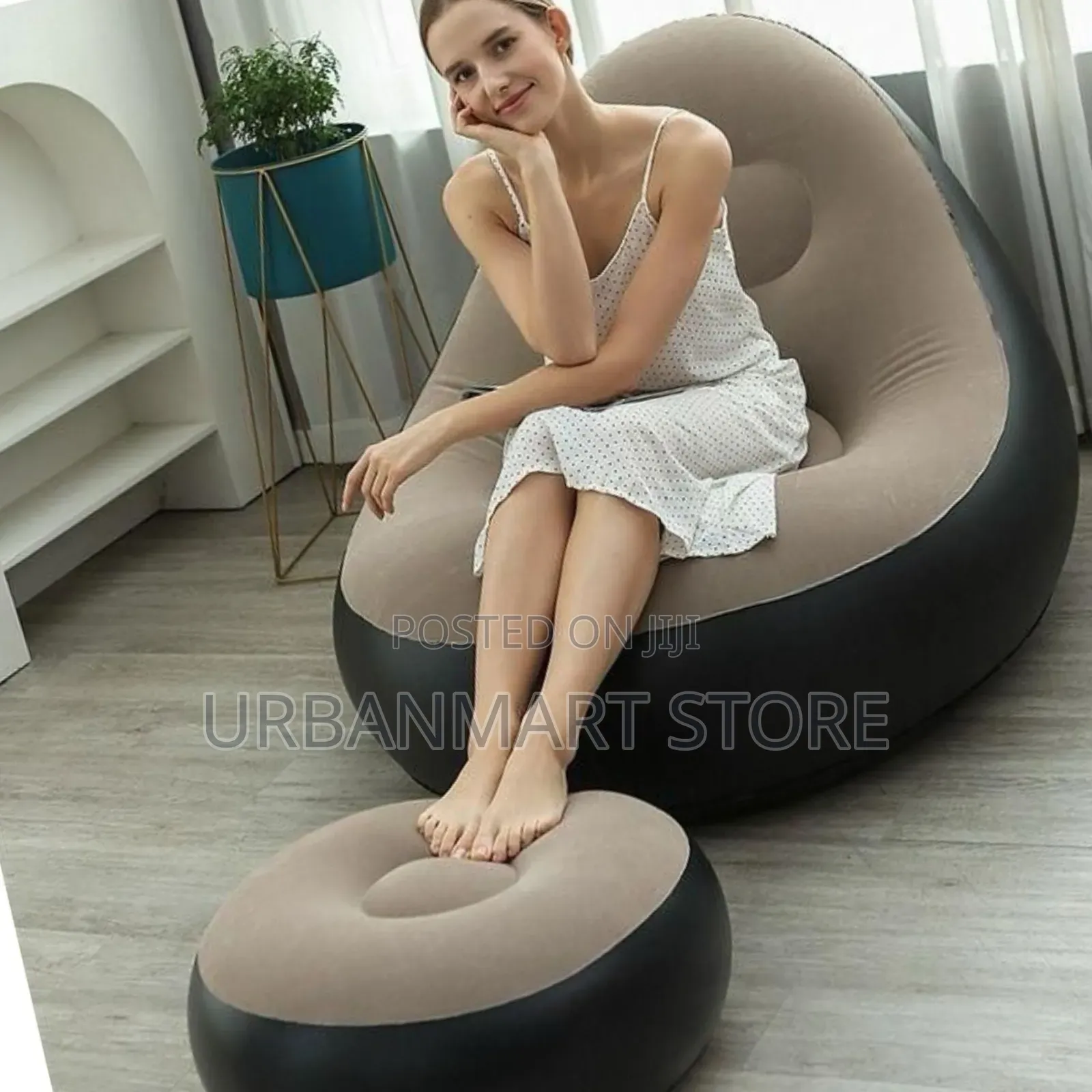 Intex Inflatable Sofa With Footrest and Free Pump