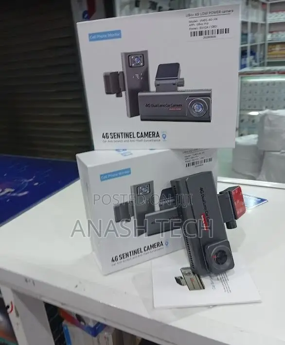 4G LTE UBox Dash Smart Vehicle Security Camera With Mobile App