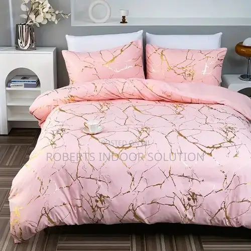 Opulent Marble Duvet Cover Set