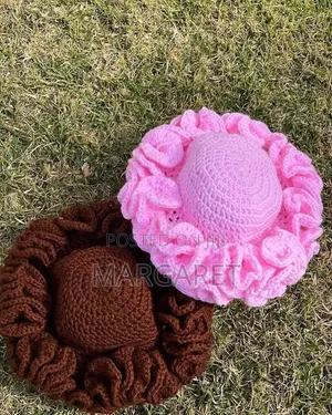 Crochet Ruffle Hat