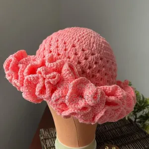 Crochet Ruffle Hat