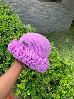 Crochet Ruffle Hat