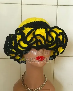 Crochet Ruffle Hat