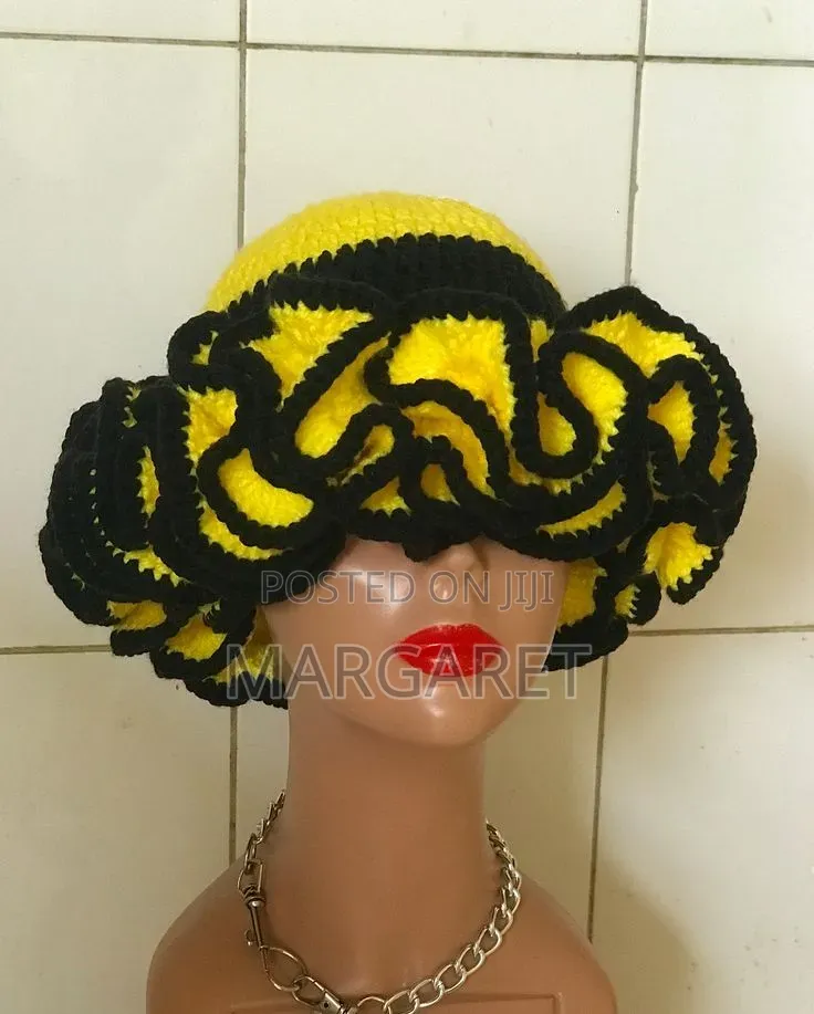 Crochet Ruffle Hat