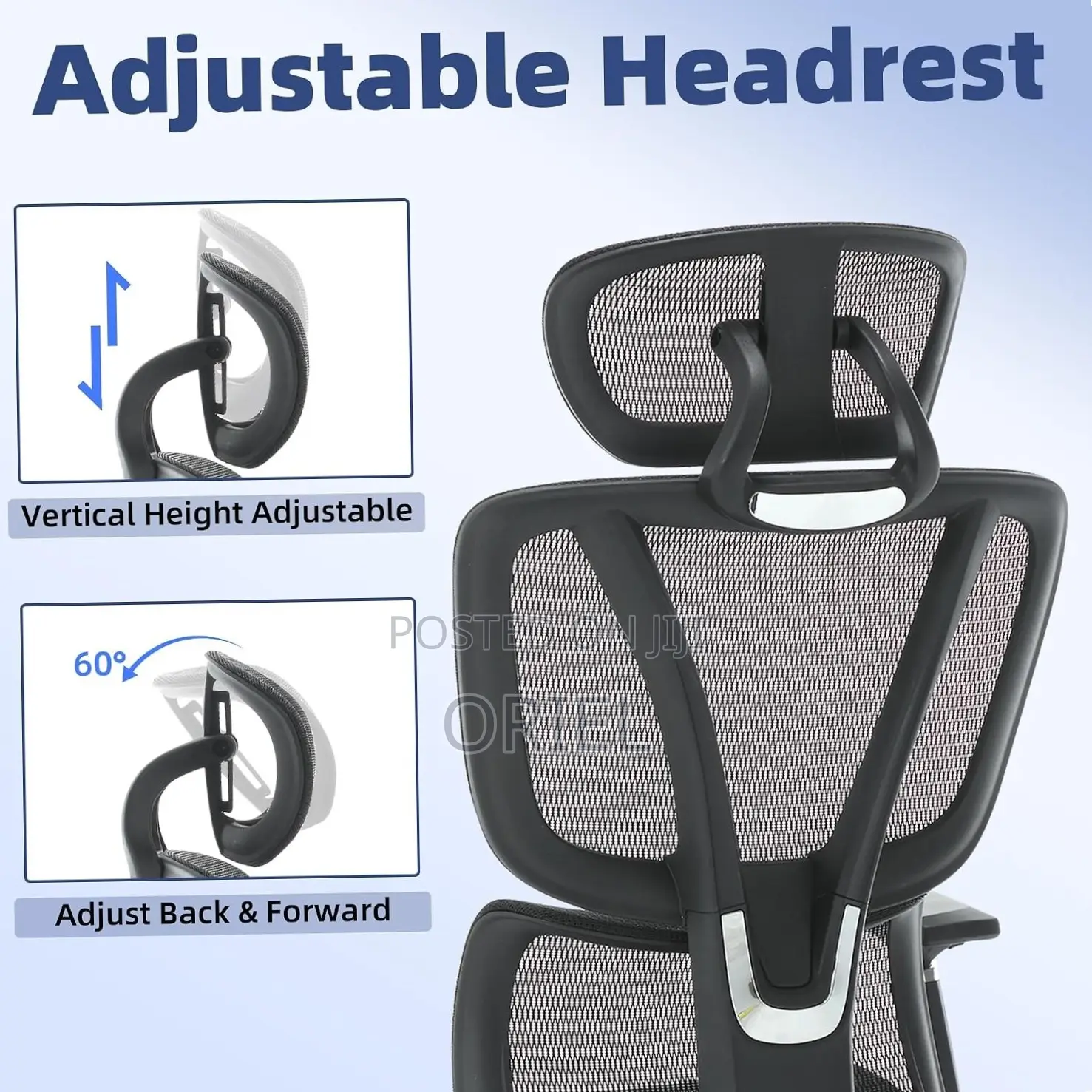 Office Chair : Ergonomic Executive Mesh Office Swivel Chair