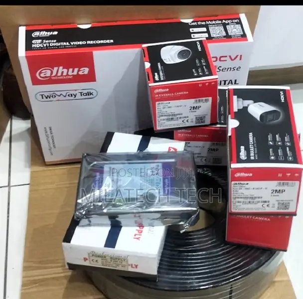 Dahua 4 Channel Security Camera Kit Complete