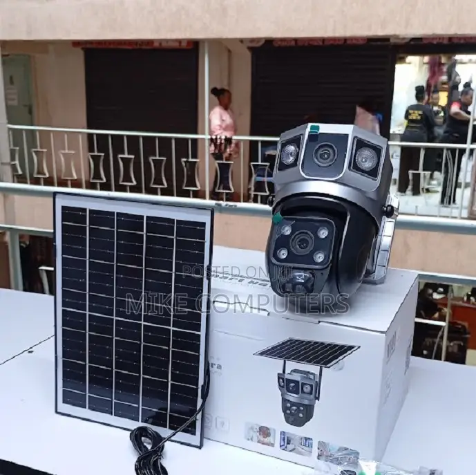 4g Outdoor Camera V380 Pro With Auto Tracking Two Dual Lenses