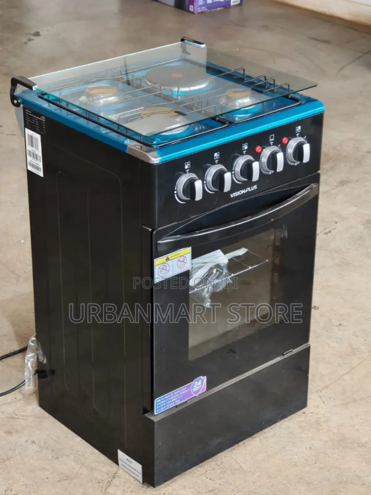 50×55 Vision Freestanding Kitchen Cooker, Electric Oven