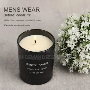 Soy Wax Scented Candle in Glass Jar