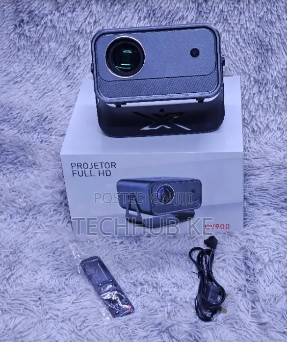 CY900 HD Smart Android Projector With WiFi LED Lamp 1080P DLP Lens