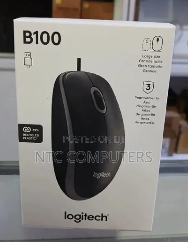 Logitech B100 Wired Mouse