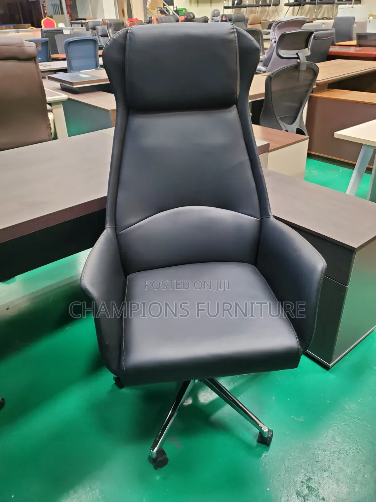 High Back Sleek Executive Office Chair